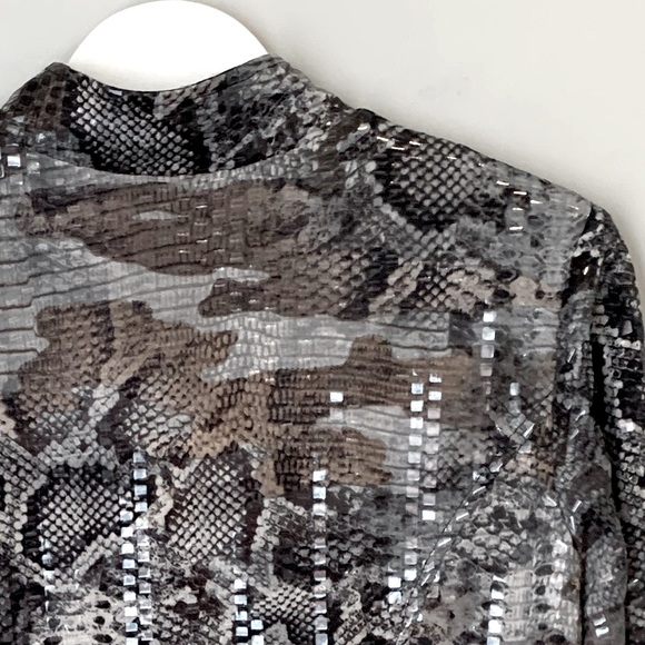 Vintage Frank Lyman size 8 animal print jacket - Picture 15 of 16